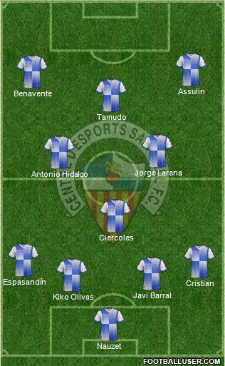 C.E. Sabadell Formation 2014