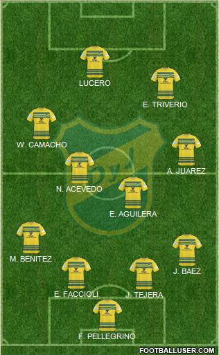 Defensa y Justicia Formation 2014