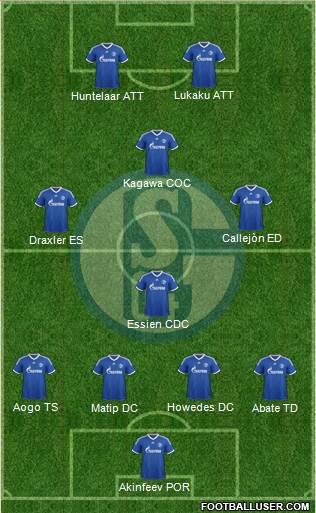 FC Schalke 04 Formation 2014