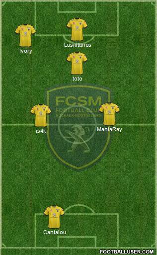 FC Sochaux-Montbéliard Formation 2014