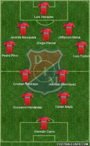 CD Independiente Medellín Formation 2014