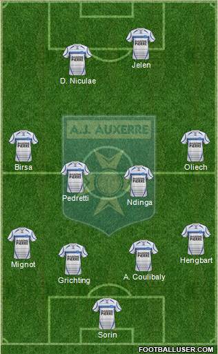 A.J. Auxerre Formation 2014