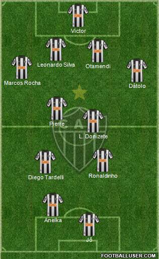 C Atlético Mineiro Formation 2014