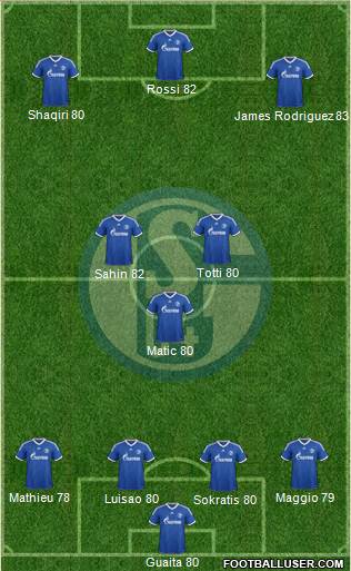 FC Schalke 04 Formation 2014