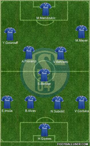 FC Schalke 04 Formation 2014