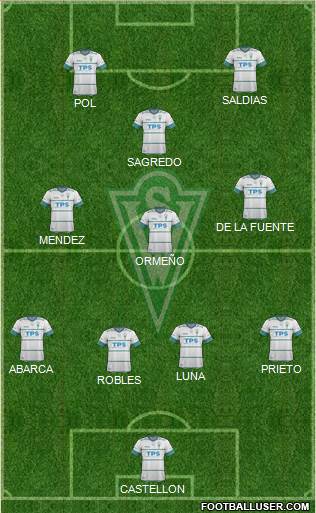 CD Santiago Wanderers S.A.D.P. Formation 2014