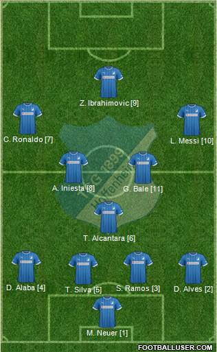 TSG 1899 Hoffenheim Formation 2014