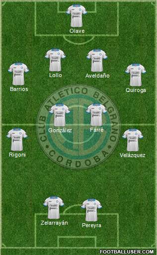 Belgrano de Córdoba Formation 2014