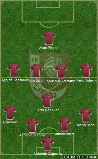 FK Sarajevo Formation 2014