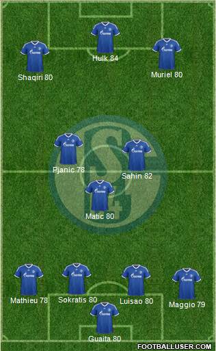 FC Schalke 04 Formation 2014