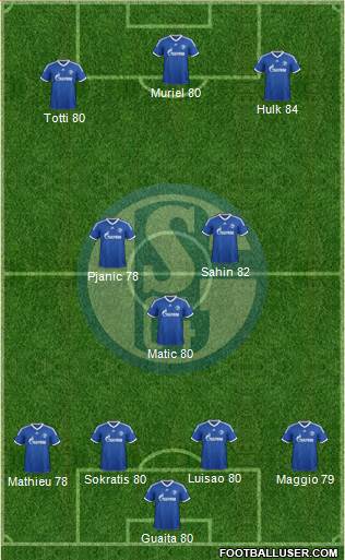 FC Schalke 04 Formation 2014