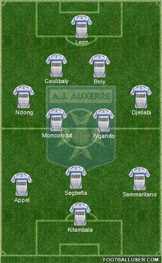 A.J. Auxerre Formation 2014