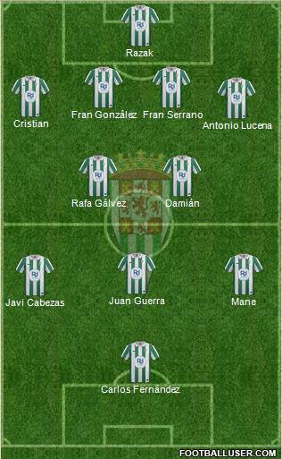 Córdoba C.F., S.A.D. Formation 2014