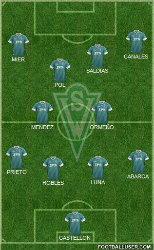 CD Santiago Wanderers S.A.D.P. Formation 2014