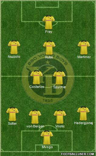 BSC Young Boys Formation 2014