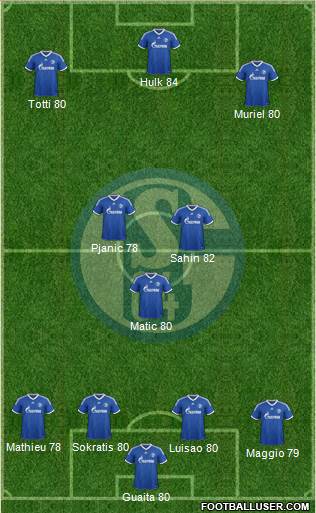 FC Schalke 04 Formation 2014