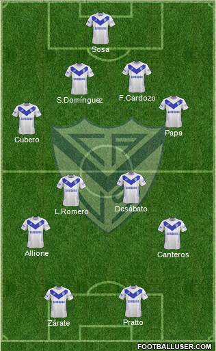 Vélez Sarsfield Formation 2014