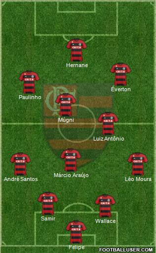 CR Flamengo Formation 2014