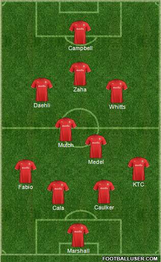 Cardiff City Formation 2014