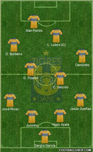 Club Universitario de Nuevo León Formation 2014