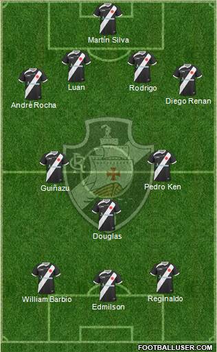 CR Vasco da Gama Formation 2014