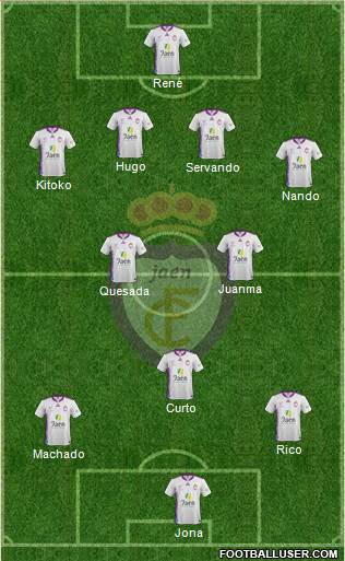 Real Jaén C.F. Formation 2014