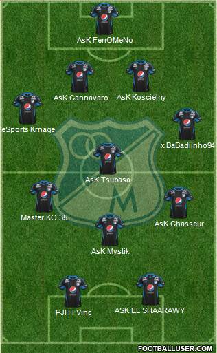 CD Los Millonarios Formation 2014