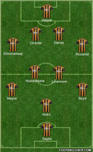 Hull City Formation 2014