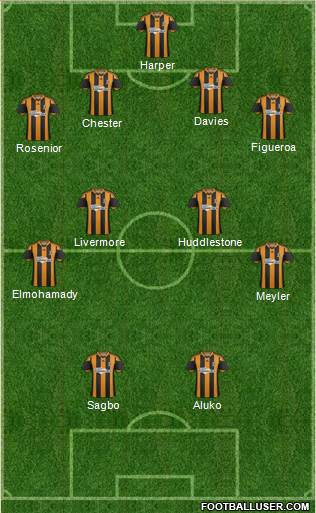 Hull City Formation 2014