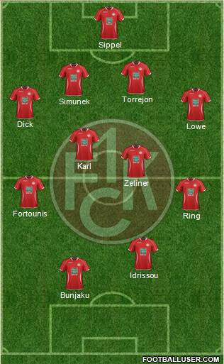 1.FC Kaiserslautern Formation 2014