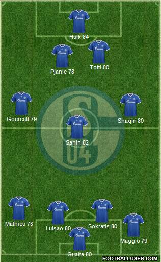 FC Schalke 04 Formation 2014