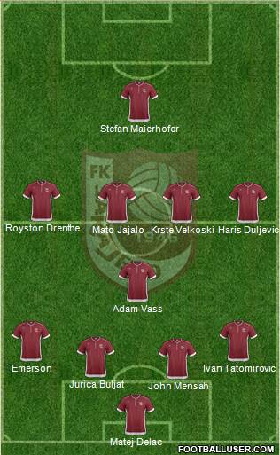 FK Sarajevo Formation 2014