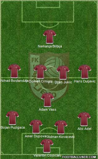 FK Sarajevo Formation 2014