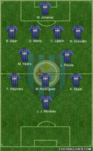 CD Huachipato Formation 2014