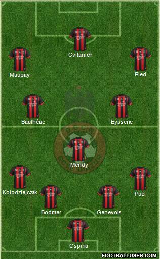 OGC Nice Côte d'Azur Formation 2014