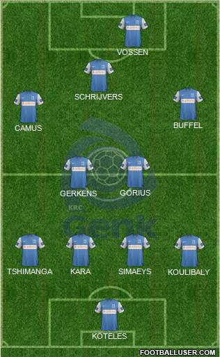 K Racing Club Genk Formation 2014