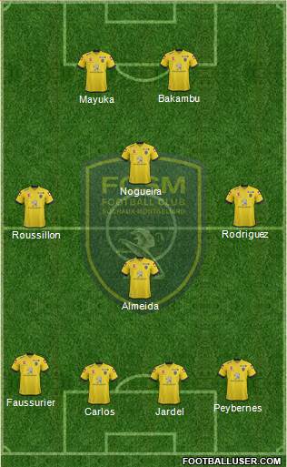 FC Sochaux-Montbéliard Formation 2014