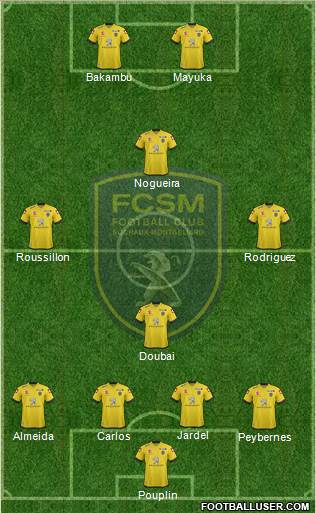 FC Sochaux-Montbéliard Formation 2014