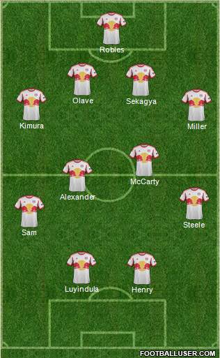 New York Red Bulls Formation 2014