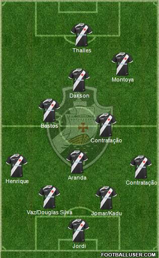 CR Vasco da Gama Formation 2014