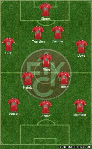 1.FC Kaiserslautern Formation 2014