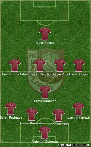 FK Sarajevo Formation 2014