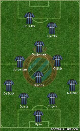 Club Brugge KV Formation 2014