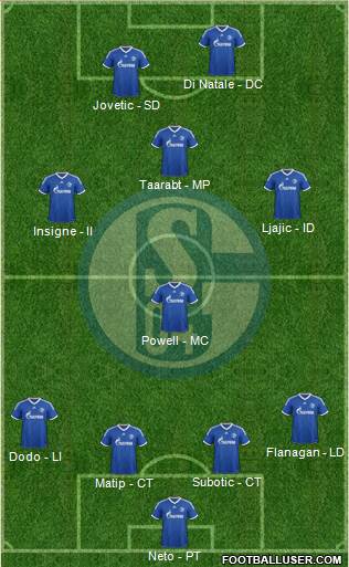 FC Schalke 04 Formation 2014