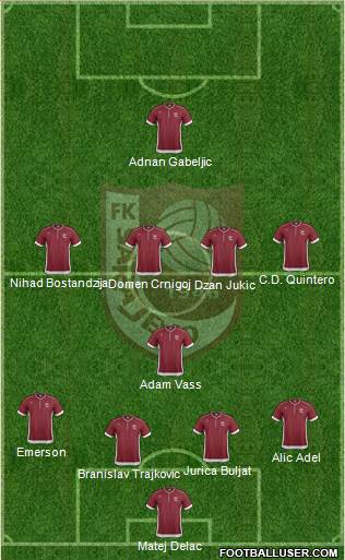 FK Sarajevo Formation 2014