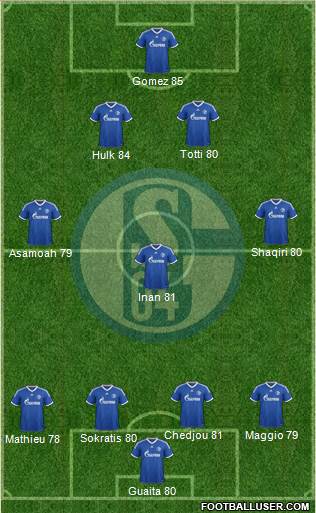 FC Schalke 04 Formation 2014