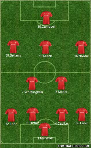 Cardiff City Formation 2014