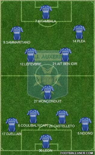 A.J. Auxerre Formation 2014