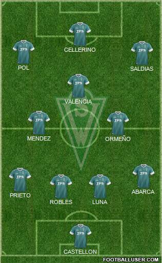 CD Santiago Wanderers S.A.D.P. Formation 2014