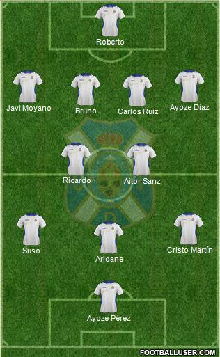 C.D. Tenerife S.A.D. Formation 2014